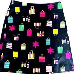 EUC - Randi M Women’s Pencil Skirt Black with Shopping Bags - Size 2